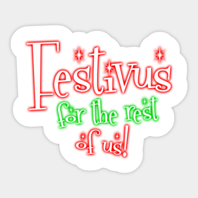 Festivus Seinfeld Sticker Teepublic Uk