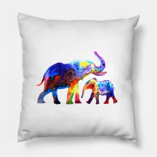 Family elephants Pillow