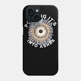 Deadhead Dark Star Grateful Dead Eclipse Sun Moon Pouring Its Light Into Ashes Phone Case