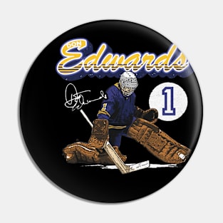 Don Edwards Buffalo Retro Script Pin