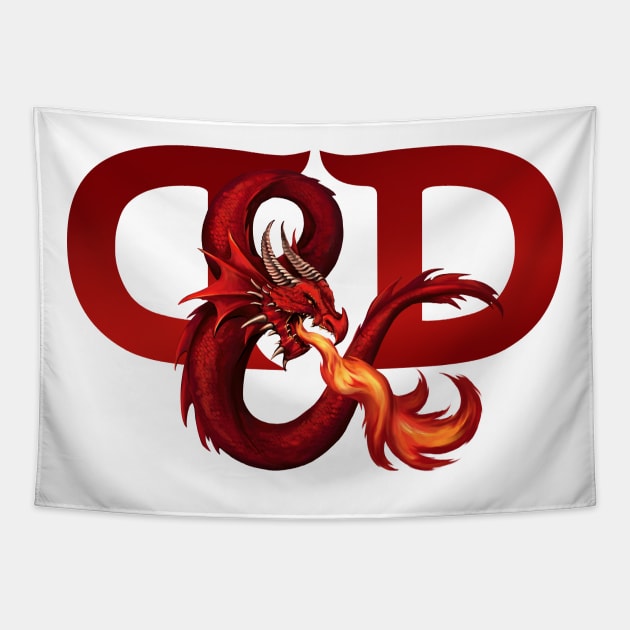 Dungeons and Dragons Logo Tapestry by Anilia