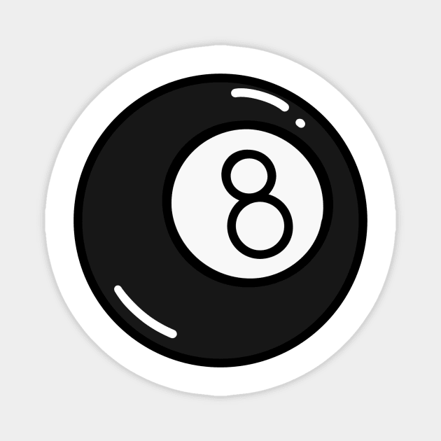 8-Ball Magnet by Reeseworks