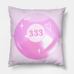 333 Angel Number Pool Ball Pillow