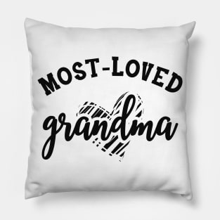 Grandma - Most loved grandma Pillow