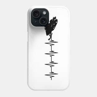 Snowmobile Heartbeat - Snowmobiling heartbeat Phone Case