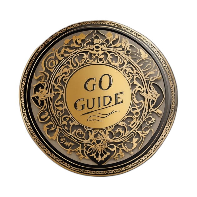 Elegant Golden Embossed Guide Emblem No. 852 by cornelliusy