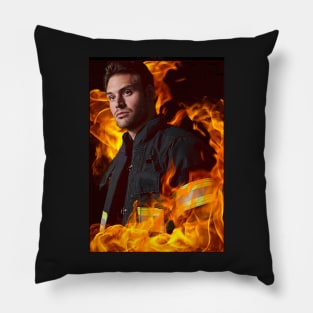 911 - Eddie Diaz - Flames Pillow