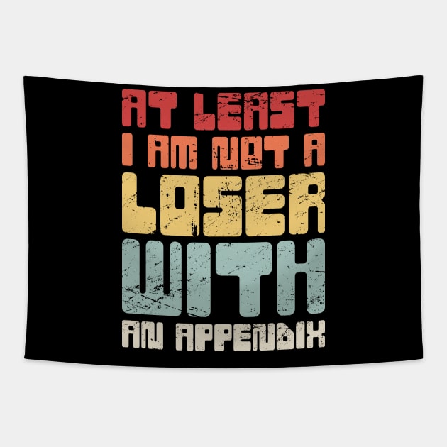 Funny Appendicitis Surgery Gift  - Appendix Tapestry by MeatMan