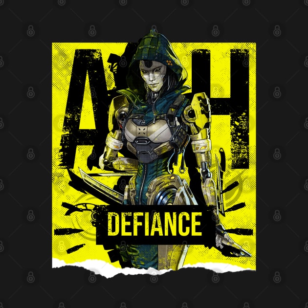 Apex Legends Ash Defiance by LucioDarkTees