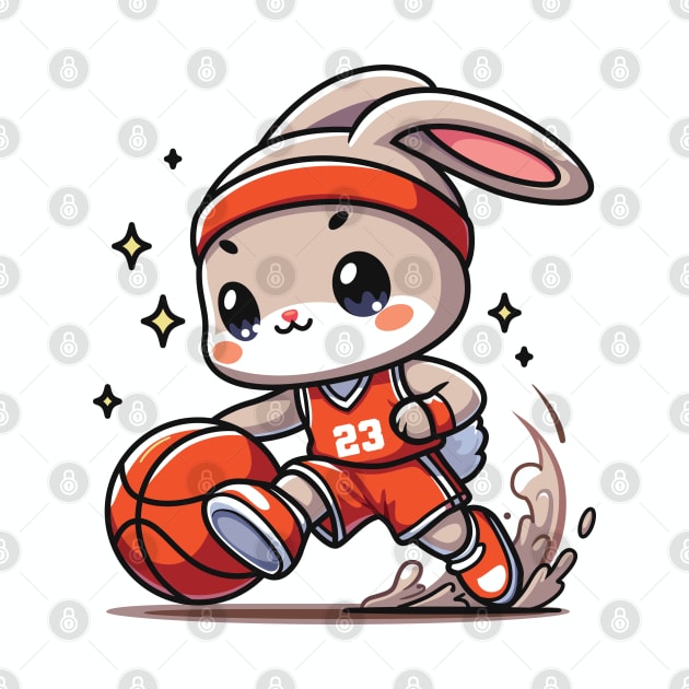 Basketball Bunny by JS Arts