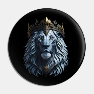 The Golden Crowned Lion Pin