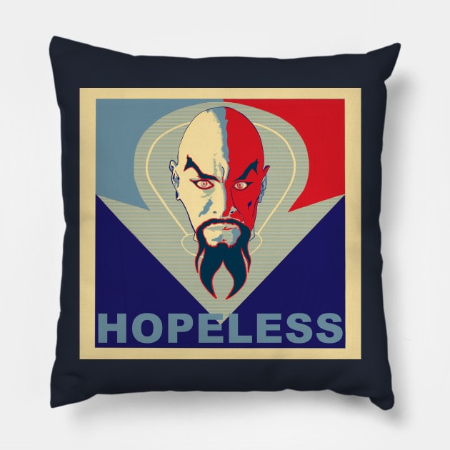 Ming the Hopeless Pillow by DistractedGeek