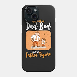 Dad Bod | White And Orange Text Funny Dad Phone Case