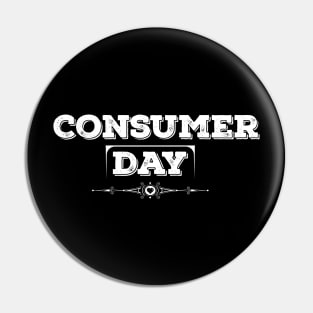 World Consumer Rights Day White Pin