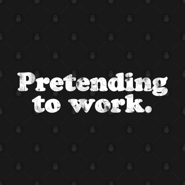 Pretending to work. [Faded] by MatsenArt