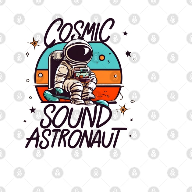 Cosmic Sound Astronaut by Roseyasmine