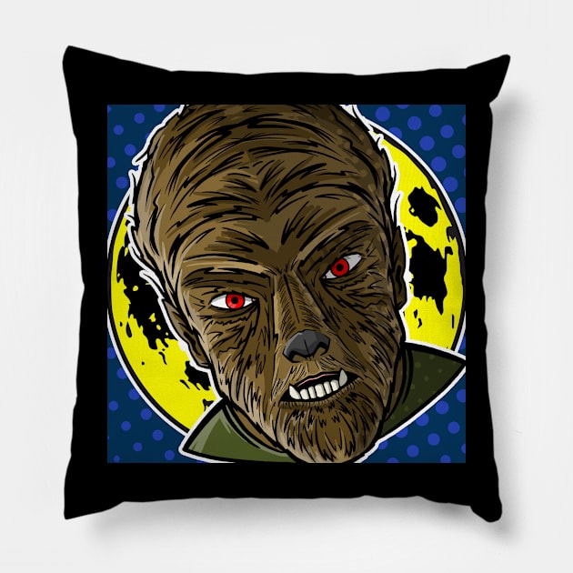 The Werewolf Pillow by Doyle Designs