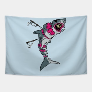 Shark hunter Tapestry