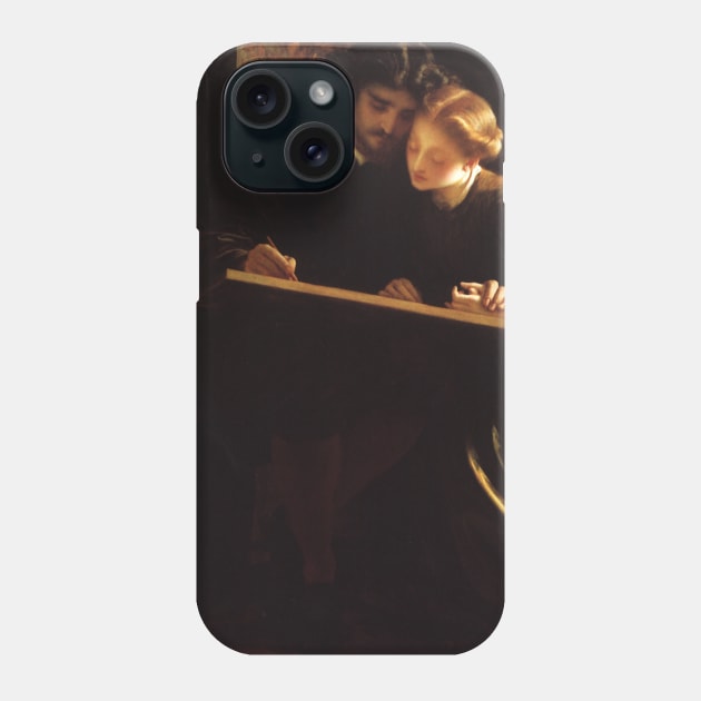 The Painter's Honeymoon by Lord Frederic Leighton Phone Case by MasterpieceCafe