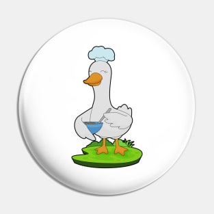 Duck Chef Bowl Pin