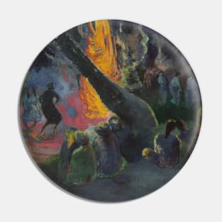 Upa Upa (The Fire Dance) by Paul Gauguin Pin