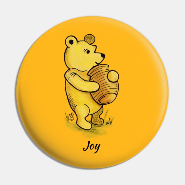 Joy - Winnie the Pooh Pin by Alt World Studios