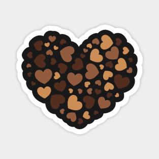 Melanin hearts Magnet