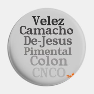 CNCO Members Pin