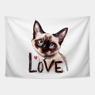 Siamese kitten Tapestry