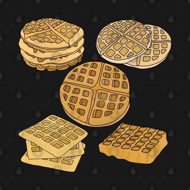 Different types of waffles by DiegoCarvalho