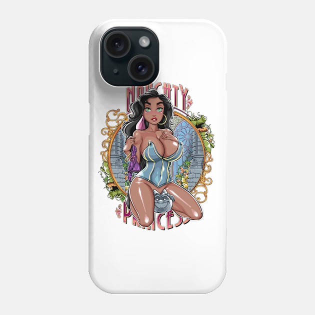 Naughty Princess Esmeralda Series 3 Number 4 Phone Case by dlo168