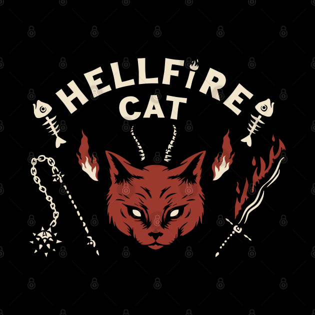 Hellfire Cat by Scaryzz