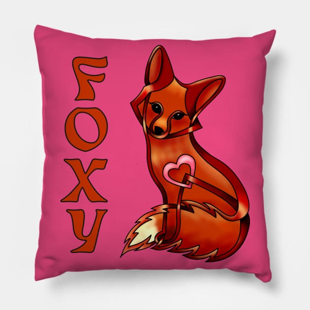 Foxy Pillow by KnotYourWorld4