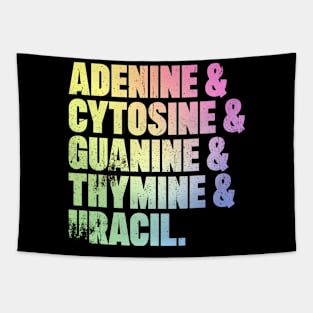 Adenine & Cytosine & Guanine & Thymine & Uracil Tapestry