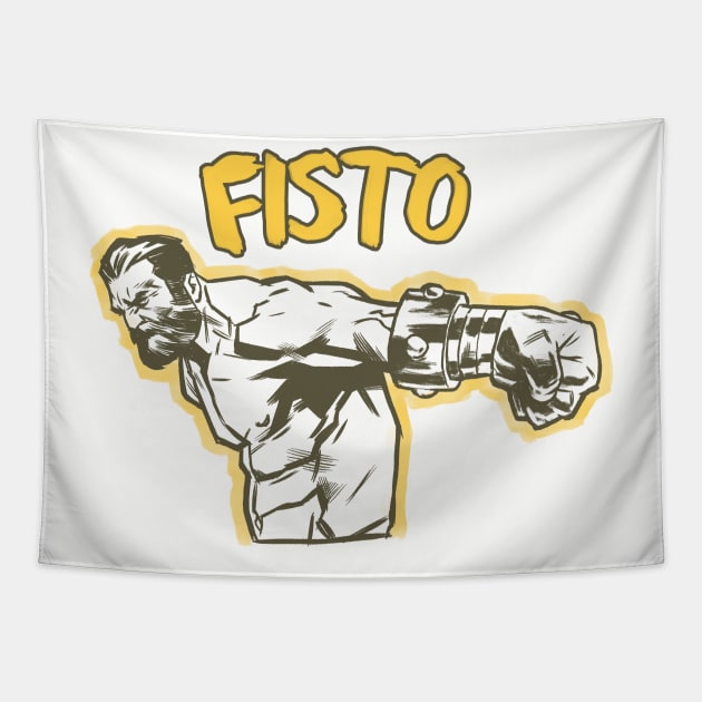 Fisto Tapestry by AdamGraphite