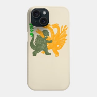 Godzilla Fight Phone Case