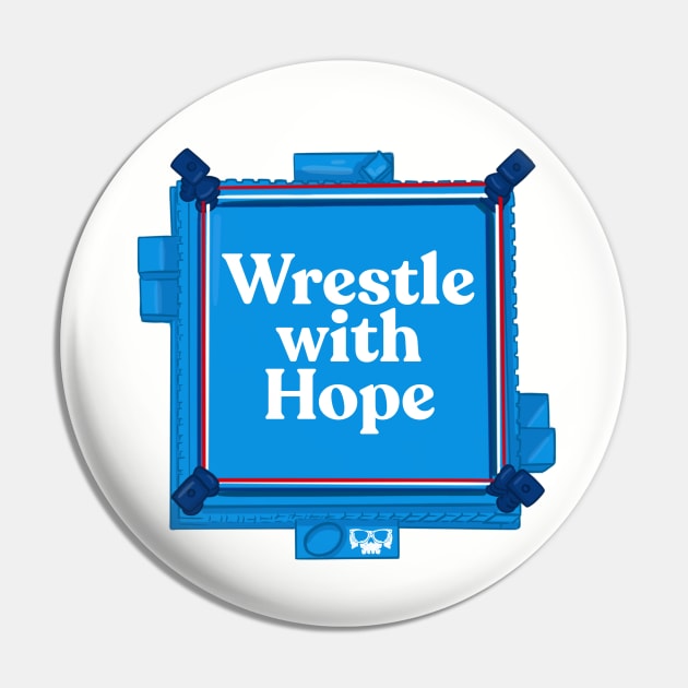 Wrestle With Hope Logo Tee Pin by WrestleWithHope