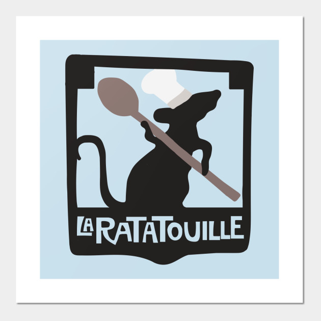 La Ratatouille Pixar Affiche Et Impression D Art Teepublic Fr