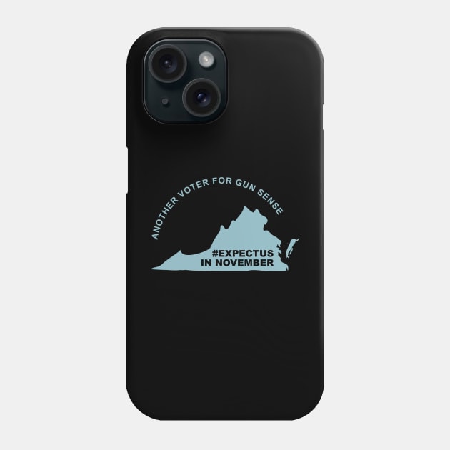 Another Voter for Gun Sense - Teal Phone Case by VirginiaGVP