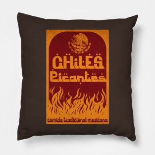 Chiles Picantes Vintage Pillow