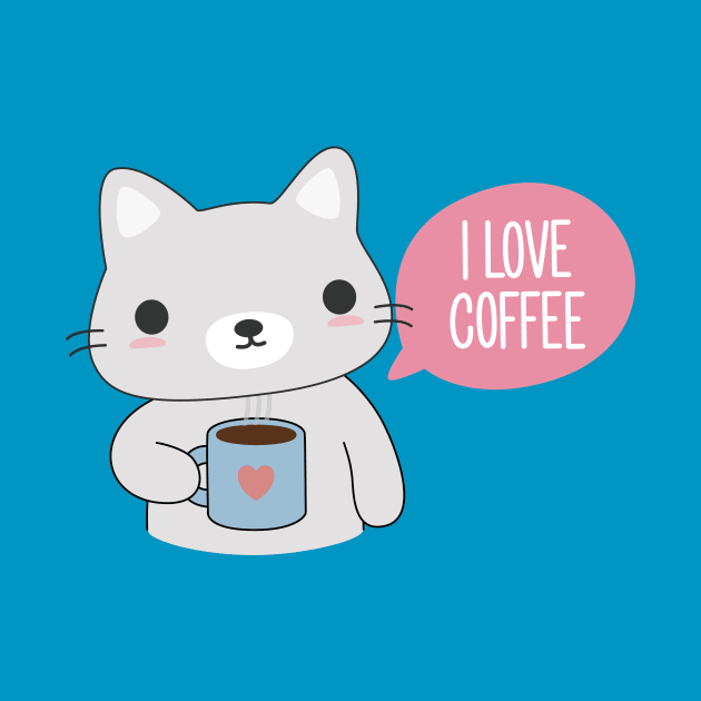 Cute Coffee Cat by happinessinatee