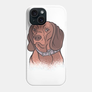 Wise Old Dachshund Dog Phone Case