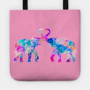 Lovely Colourful Elephant Tote