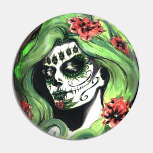 Day of the Dead Ivy Pin