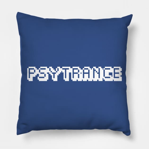 Psytrance Tee Pillow by DankFutura