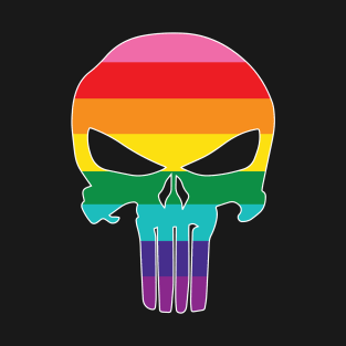 Rainbow Pride Skull T-Shirt