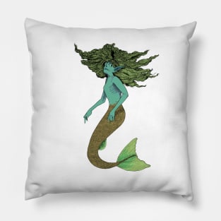 Comic Book Mermaid Pillow