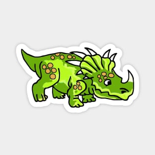 Cartoon Styracosaurus Dinosaur Magnet