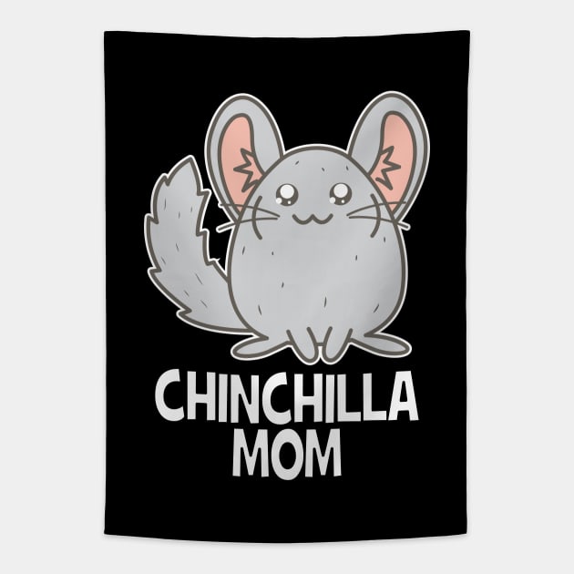 Chinchilla mom Tapestry by Crazy Collective