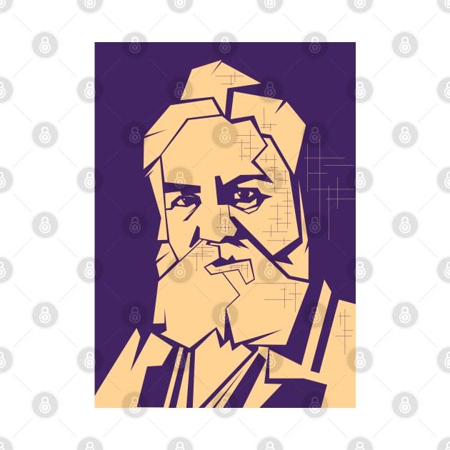 Charles darwin poster by AlfinStudio